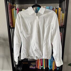 Riders “slimming” button down